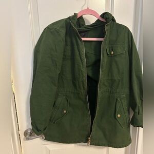 J. crew rain/trench jacket